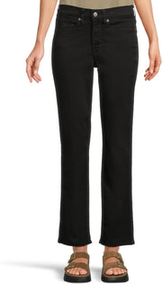 Women's Classic Straight Jeans - Soft Black