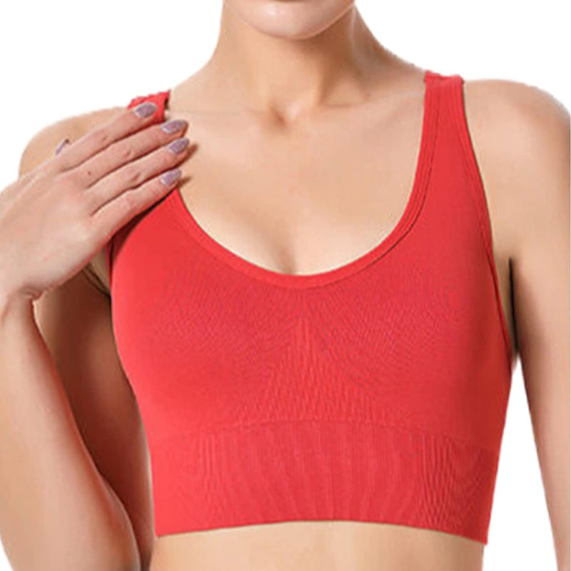 Dress Cici Longline Sports Bra Medium Support, Full Coverage Strappy Back Sports Bra
