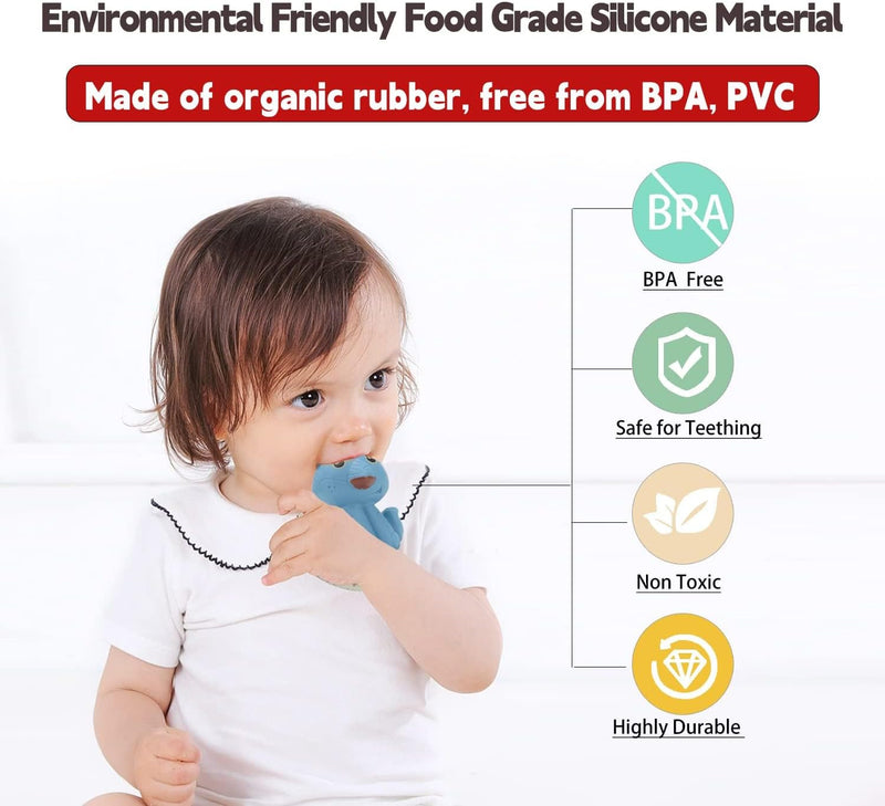 NALACAL Mold Free Animal Baby Bath Toys for Toddlers/ Infants 6 - 12 Months, 9 Pack No Hole No Mold Silicone Bathtub Toys Eco-Friendly Non Toxic Bathtub Float Toy for Water Play Kids