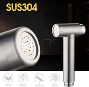 Joyzzz Bidet Toilet Sprayer Head, Wall Mounted Bidet Hand Shower, Stainless Steel Bidet Sprayer for Toilet, Hand Held Toilet Bidet for Kitchen, Bathroom, Shower and Toilet Cleaning