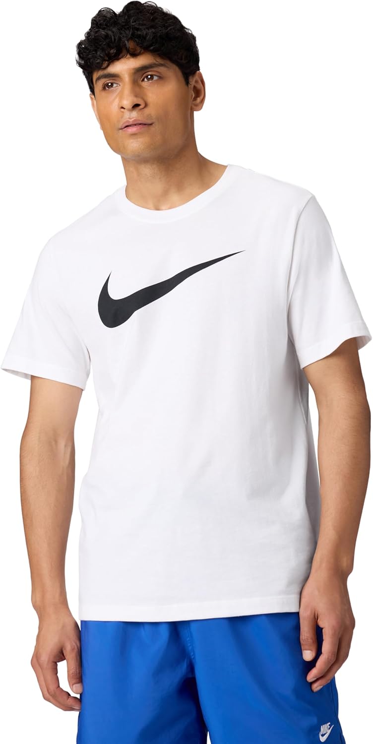 Men's Nsw Icon Swoosh T-Shirt - WHITE/(BLACK)