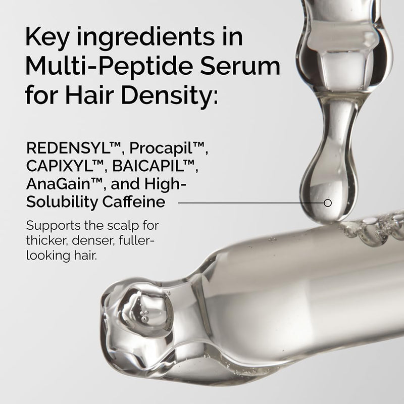 Hair Growth Serum for Thinning Hair for Men and Women- Vegan Hair Growth Serum Designed for Thinning Hair & Hair Loss- 1 Month-60ml - 60 ml (Pack of 1)