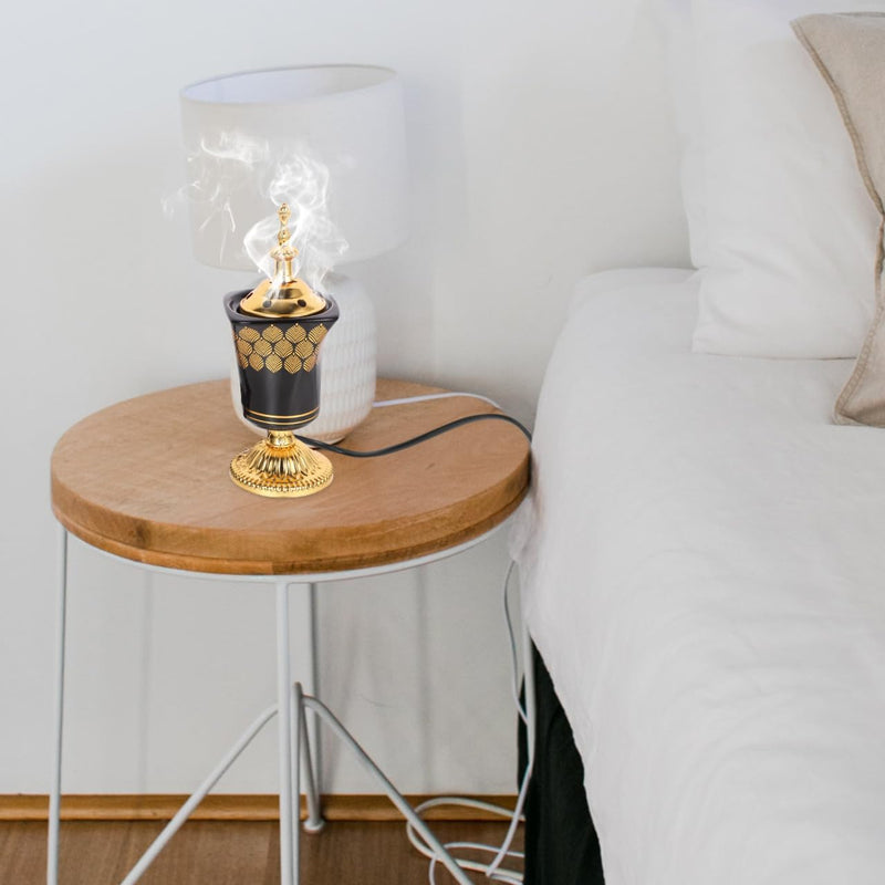 CORHAD Incense Burner Censor Burner Pot Censer Burner Electric Incense Stove Electric Bakhoor Burner Wax Melt Warmer Incense Censer Ornament Incense Electric Burner Iron Plug in Baku
