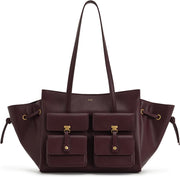 Women's Linda Tote Bag - Deep Burgundy