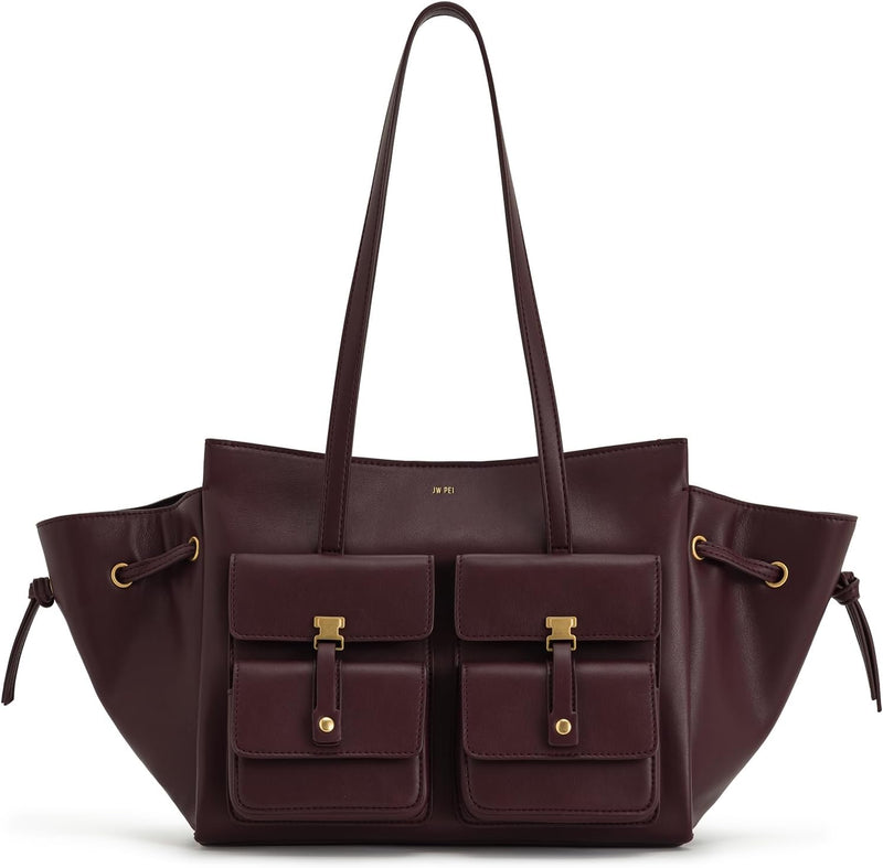 Women's Linda Tote Bag - Deep Burgundy