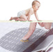 AM ANNA Foldable Baby Play Mat, 200 * 180 * 1.5 CM Extra Large Waterproof Activity Playmats for Babies,Toddlers, Infants, Play & Tummy Time, Foam Baby Mat for Floor,Indoor Outdoor Use (Please Smile)