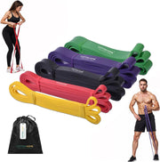 Cotton Home Pull Up Assist Resistance Band - Multicolor 4.5 cm x 2080 mm