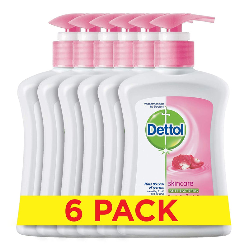 Dettol Skincare Hand Wash - Pack of 6 Pcs (6 x 200 ml)