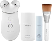 NuFACE TRINITY+ PRO Starter Kit - Lift, Contour & Tone your skin - Smart Advanced Facial Toning Device - Includes Silk Crème & Aqua Gel