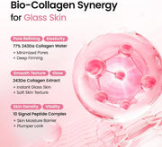 Collagen Peptides Jelly Serum Mist, Hydrating Face Mist, Plumping, Anti-Aging Face Spray, Sprayable Hydrogel, Travel Essentials & Self Care Gifts for Women, Korean Skin Care 1.69 fl.oz