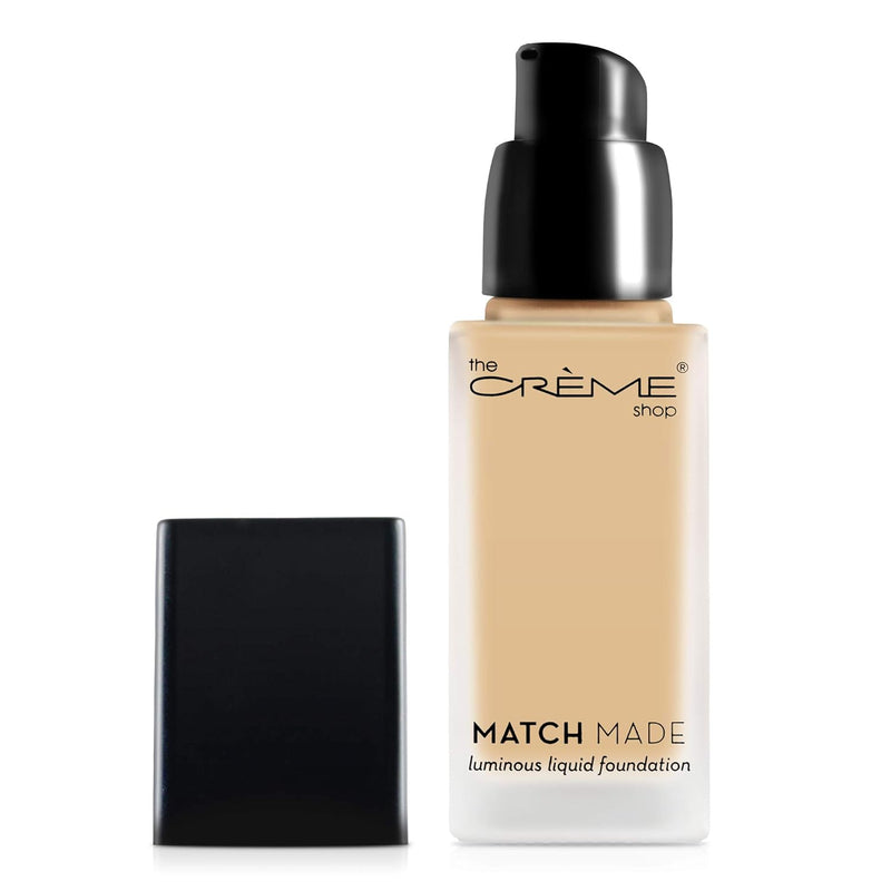 The Crème Shop Luminous Warm Ivory. Liquid Foundation Matte Finish. Lightweight Buildable To Full Coverage. Mannequin Glowy Effect. -Match Made, 13