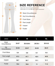 Aoliks Crossover Flare Leggings for Women,High Waisted Bootcut Yoga Pants Workout Bell Bottom Leggings