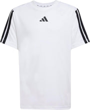 Boy's Train Essentials 3-Stripes T-Shirt T-Shirt - WHITE/BLACK