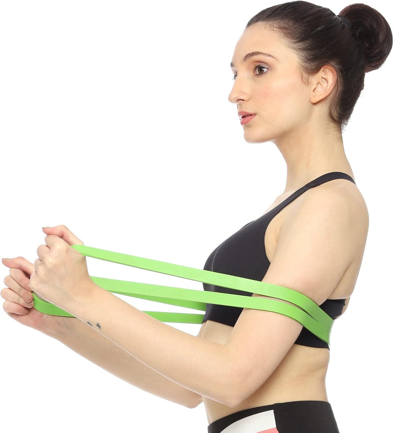 Burnlab Resistance Bands (Choose from 8 Different Sizes from 8Kg - 116Kg), Pull Up Assistance Bands for Exercise, Chin Ups, Powerlifting, Training, Gyms, Home Fitness - for Men and Women