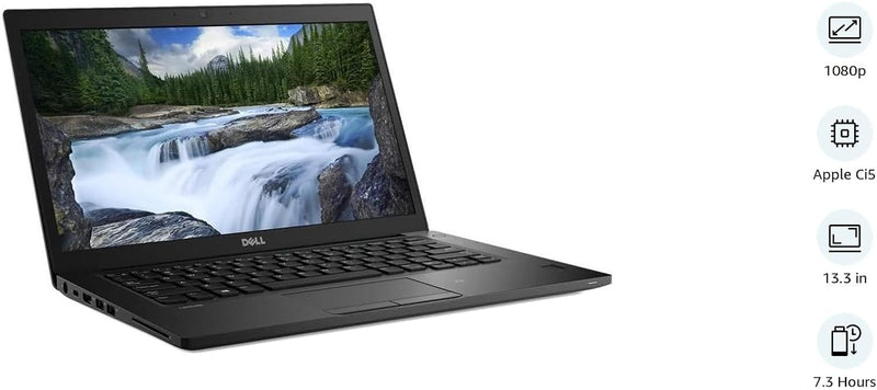 Dell (Refurbished) Latitude 7390 Business Laptop | Intel Core i5-8th Generation CPU | 8GB RAM | 256GB SSD | 13.3 inch Display | Windows 10 Professional