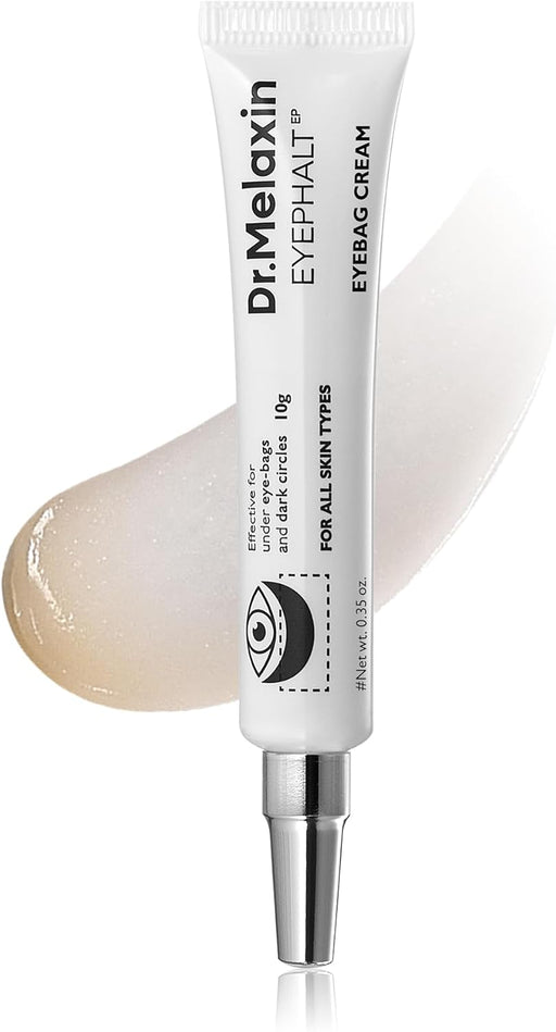 Dr.Melaxin Eyephalt Eyebag Cream for Puffiness, Dark Circles & Fine Lines, Wrinkle, EGF Anti-Aging Under Eye Moisturizer with Niacinamide&Ceramide 0.33 fl.oz.