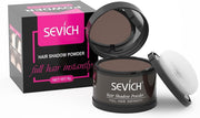 Sevich Hairline PowderInstantly Conceals Hair Loss, Root Touch up Powder, Hair Shadow Toppers for Women & Men, Touch Up for Thinning Gray Hair, Windproof & Sweatproof, Black - 4 Grams Dark Brown