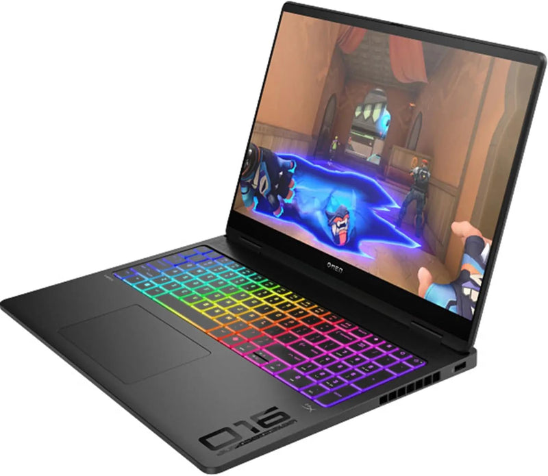 OMEN MAX Gaming Laptop 16-ah0006ne, 16" WQXGA Display, Intel Core Ultra 7-255HX, 32GB DDR5 RAM, 1TB SSD, 12GB NVIDIA GeForce RTX 5070 Ti, Eng/Arb KB, Windows 11 Home, Shadow black BE7D2EA