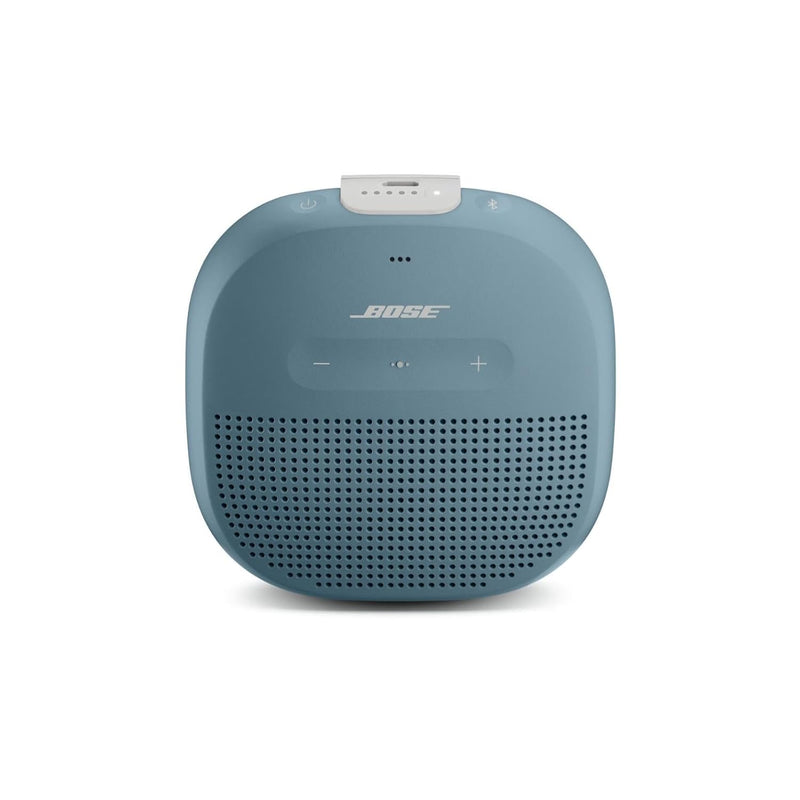 Bose SoundLink Micro Bluetooth Speaker: Small Portable Waterproof Speaker with Microphone, Stone Blue, wireless