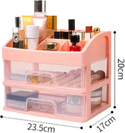 ALOXE Cosmetic Organizer Box Drawers Storage Plastic Stationary Box | Make Up Organiser For Women