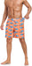 Mens Swim Trunks with Compression Liner 2 in 1 Quick Dry Beach Swimming Trunks Swim Shorts with Zipper Pockets