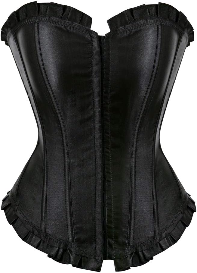 womens Hourglass Costume Corset (pack of 1) - Black-a015new