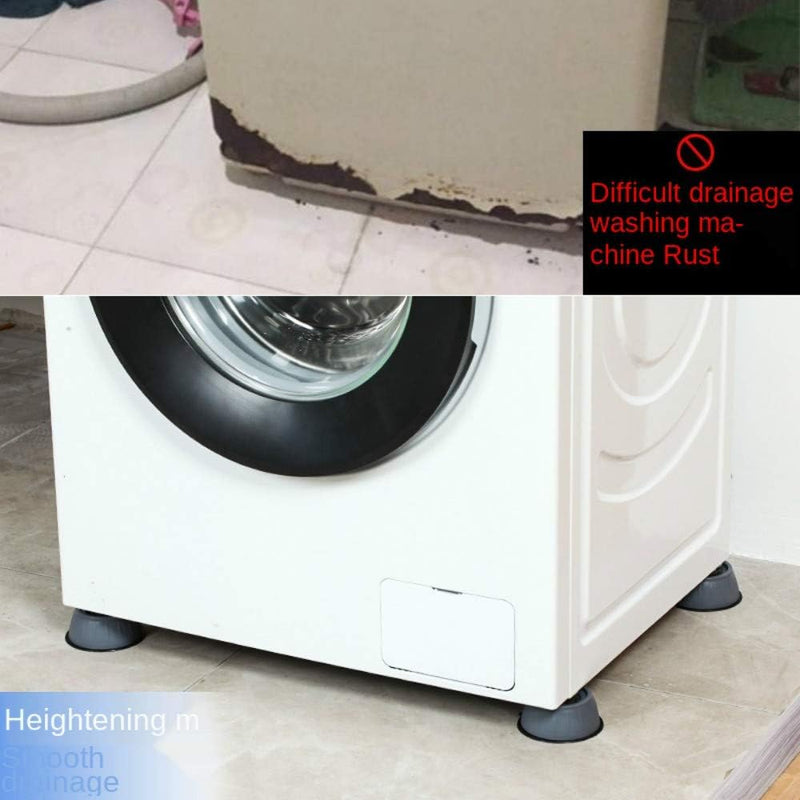 Shock and Noise Cancelling Washing Machine Support, Anti Slip Anti Vibration and Noise reducing Washing Machine Feet Pads, Washing Machine Stabilizer - Anti-Walk Dryer & Washer Vibration Pads (4 Pcs)
