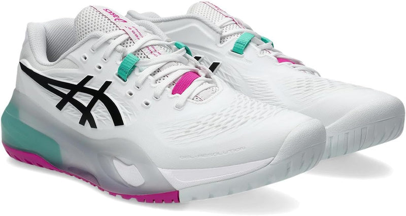 Gel-Resolution X mens Sneaker - 103 White/Aurora Green