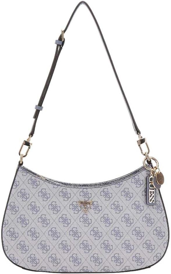 Womens Noelle Top Zip Shoulder Bag Handbag - Slate Grey