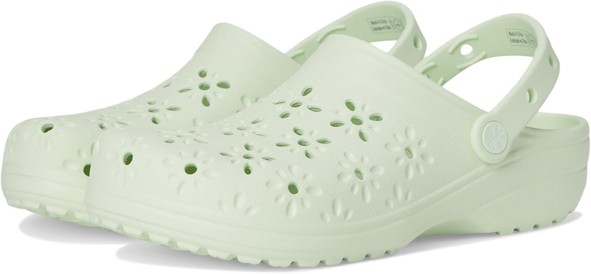 Classic Clogs With Floral Cut Out Design unisex-adult Clog – image 6