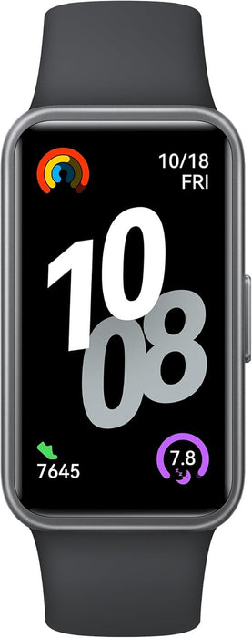 HUAWEI Band 10 Smart Watch, Metallic Design and Comfortable Wearing, Pro-level Sleep Analysis, Emotional Health Aid, 100 Workout Modes, Robust Battery Life, IOS and Android, Blue