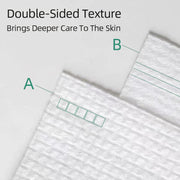 Disposable Face Towels, Cotton Beauty Cleansing Towels, Cotton Pads Face Towel for Makeup and Clean Skin, Soft and Thick Dry Wipes 50 Sheets/Box