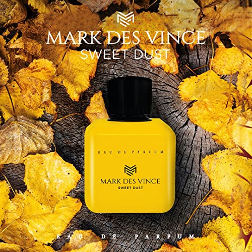 M MARK DES VINCE Sweet Dust Perfume Gift Set For Women Eau De Parfum 100ML + Body Mist 200ML + Concentrated Perfume Oil 15ML (Pack of 3)