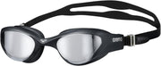 ARENA The One Unisex Adult Swim Goggles Men and Women Watertight Fit Orbit-Proof Seals Anti-Fog Coated Mirror/Non-Mirror Lens - silver-black-black Unisex,Protection