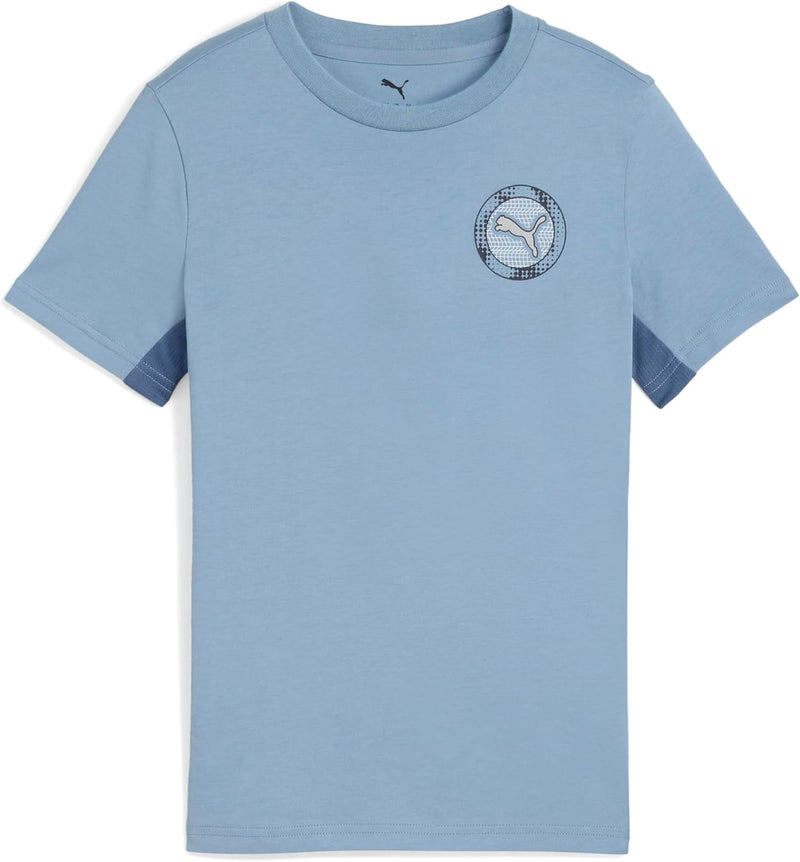 Unisex Kids ACTIVE SPORTS Small Graphic Tee B Cool B T-Shirt - Cool Blue