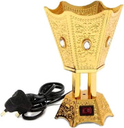 Alsaqer Electric Bakhoor Burner Mabkhara Madhkhan Oud Burner Incence Bakhoor Burner Gold Colour