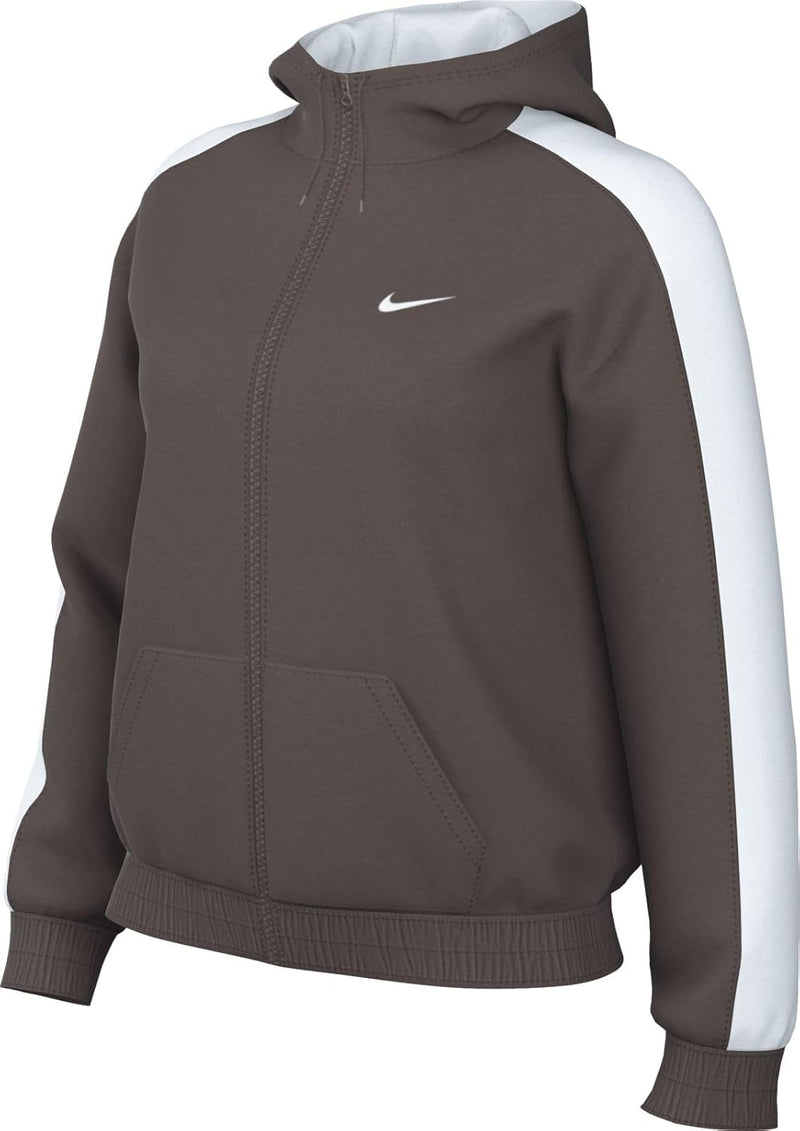 Women's Sportswear Classic Wovens Wide Hooded Jacket with UV Protection for Women Hooded Jacket - IRONSTONE(WHITE)