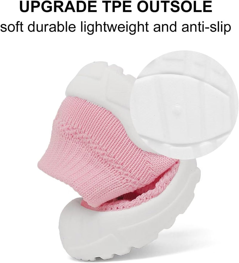 Baby Boy Girl Walking Shoes Non-Slip Toddler Sock Shoes 6 9 12 15 18 24 Months