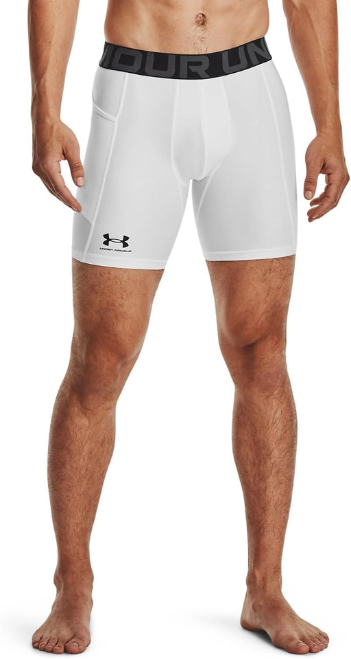 mens HG Armour Shorts Compression Pants (pack of 1) - White