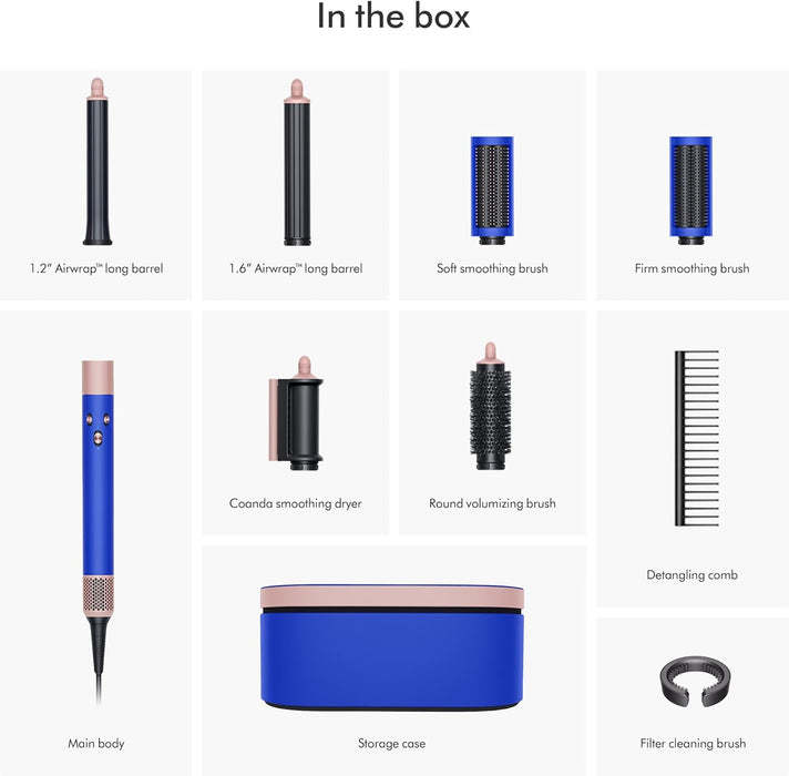Dyson Special edition Airwrap™ Complete long multi-styler in Strawberry bronze and blush pink with Detangling comb