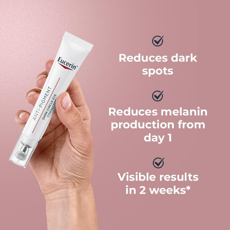 Eucerin Anti-Pigment Dark Circle Illuminating Eye Care 15ml, Under Eye Cream with Thiamidol to Reduce Dark Circles, Refreshing Eye Treatment to Target Hyperpigmentation - 15 ml (Pack of 1)