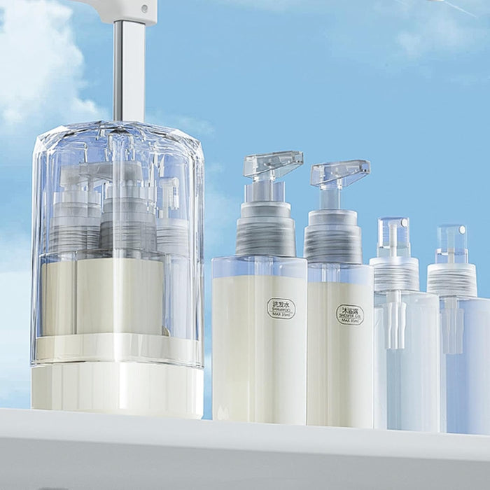 NALACAL Travel Bottles For Toiletries, Portable Travel Bottles Kit, Refillable Travel Liquid Containers, Travel Accessories for Makeup, 4 IN 1 Silicone Leak Proof Toiletry Bottle, TSA-approved