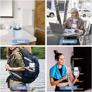 4 in 1 Travel Bottles for Toiletries, 50ml Spray Bottle & Lotion Bottle Kit, Portable