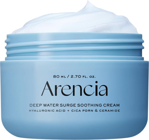 Deep Water Surge Soothing Cream, 2.70 fl oz, with Hyaluronic Acid, Cica PDRN and Ceramide