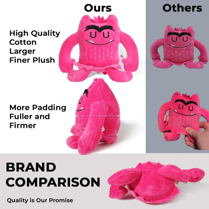 Colour Monster Plush Toys for Kids Age 4+, Emotional Development Soft Dolls, Sad Blue & Happy Yellow Cute Monster Stuffed Animals, Ideal Birthday, Holiday Gifts & Kids Room Decor