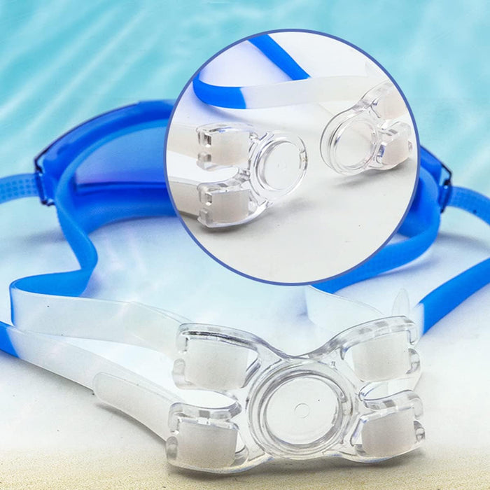ECVV Electroplating Swimming Goggles Adjustable UV Protection Swimwear Anti-Fog Swim Diving Water Glasses for Men Women Diving Water Sports Eyewear