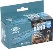 Umbro Fitness Bands with 16 Exercises - Theraband - Fitness Equipment for Home - Terrabands for Fitness - Elastic Band - Resistance Bands - Training Bands - Resistance Band - Blue