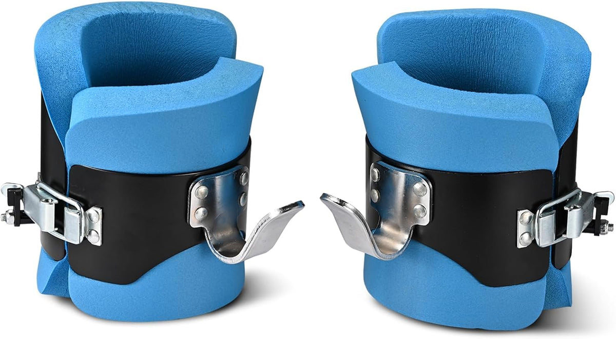 NALACAL Anti Gravity Boots Inversion Hang Up Boots Inversion Boots Gravity Compression Relief Exercise Recovery Compression Relief and Fitness with 2 Gravity Hook (Blue) – image 7