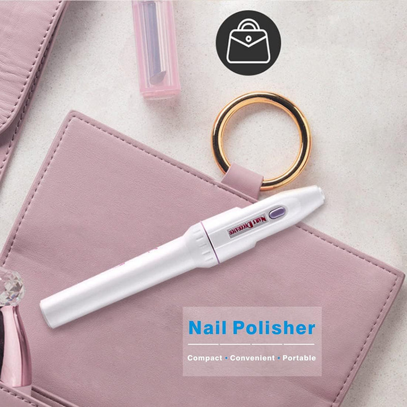 BAQI Electric Nail Drill Set, Portable Manicure Nail Art Grinder, 5-IN-1 Nail Grinder Machine, Beauty Personal Care Manicure and Pedicure Kit for Home and Salon Use
