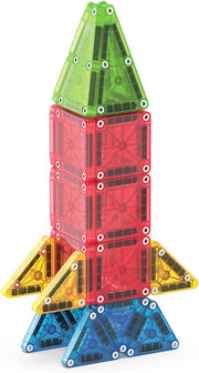 MAGNA-TILES microMAGS 26-Piece Travel Magnetic Construction Set Bold Colors, The Original Magnetic Building Brand